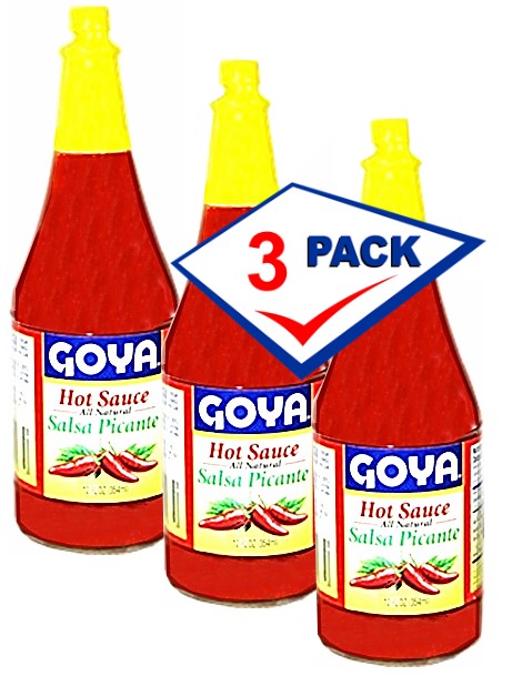 Goya all natural hot sauce. 12 oz Pack of 3